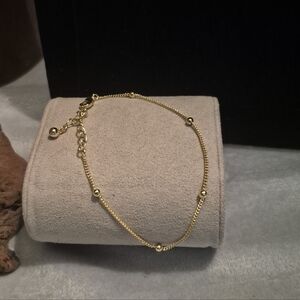 Gold Tone Ball Bead Bracelet